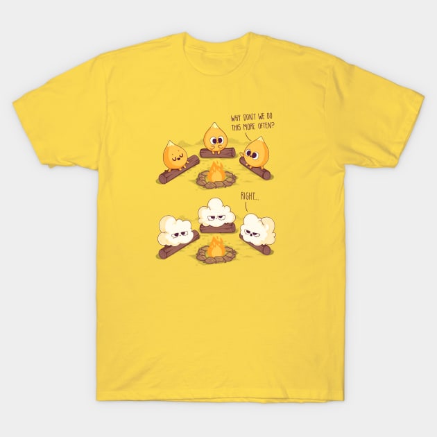 Corn fire T-Shirt by Naolito